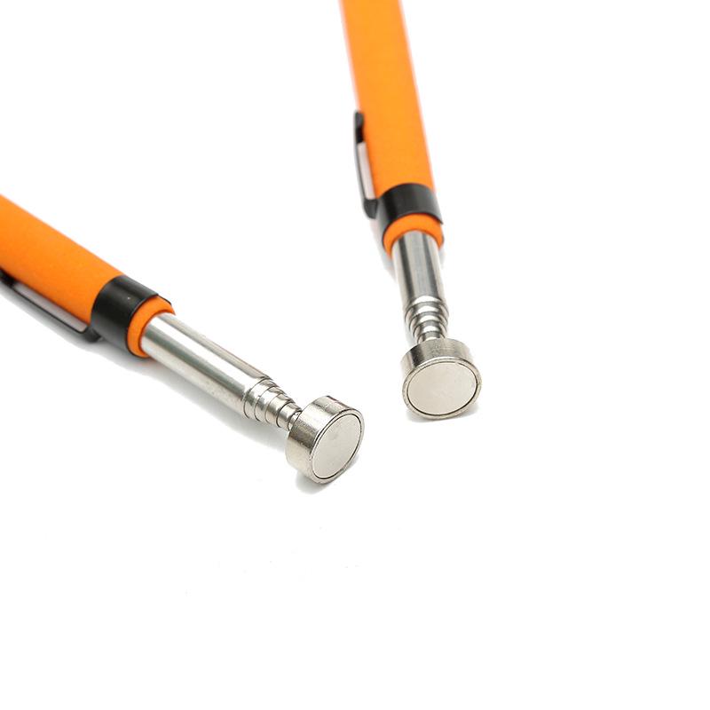 8LB Orange Magnetic Telescopic Pickup Tool with Stainless Steel Handle