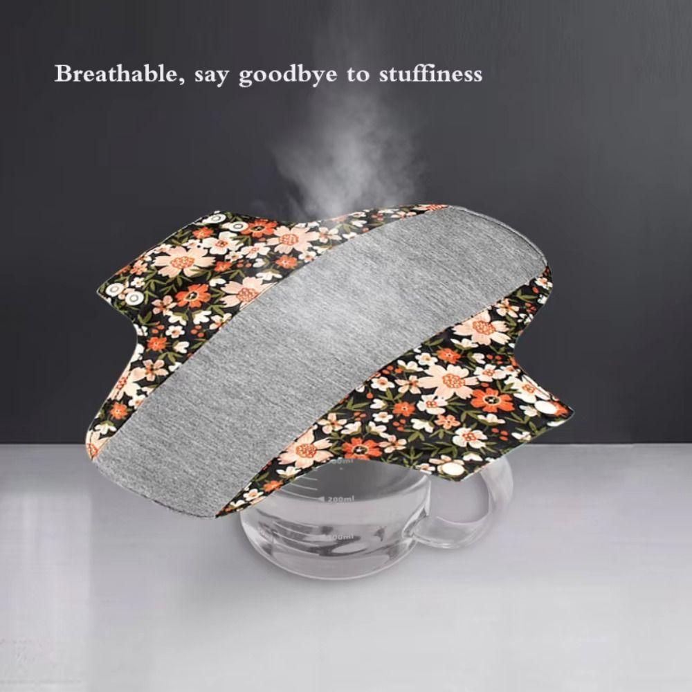 Graphene Reusable Sanitary Pads Leak Proof Menstrual Cloth Pads Nursing Pad for Women  Night