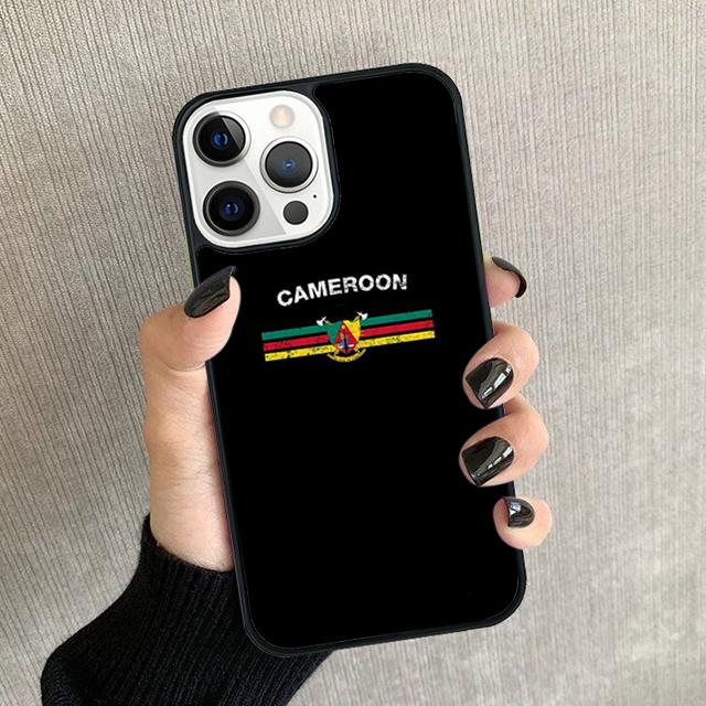 Republic of Cameroon Flag Phone Case For iPhone 17 Air 16 15 14 plus 11 12 13 Pro max Soft Bumper Shell Cover coque