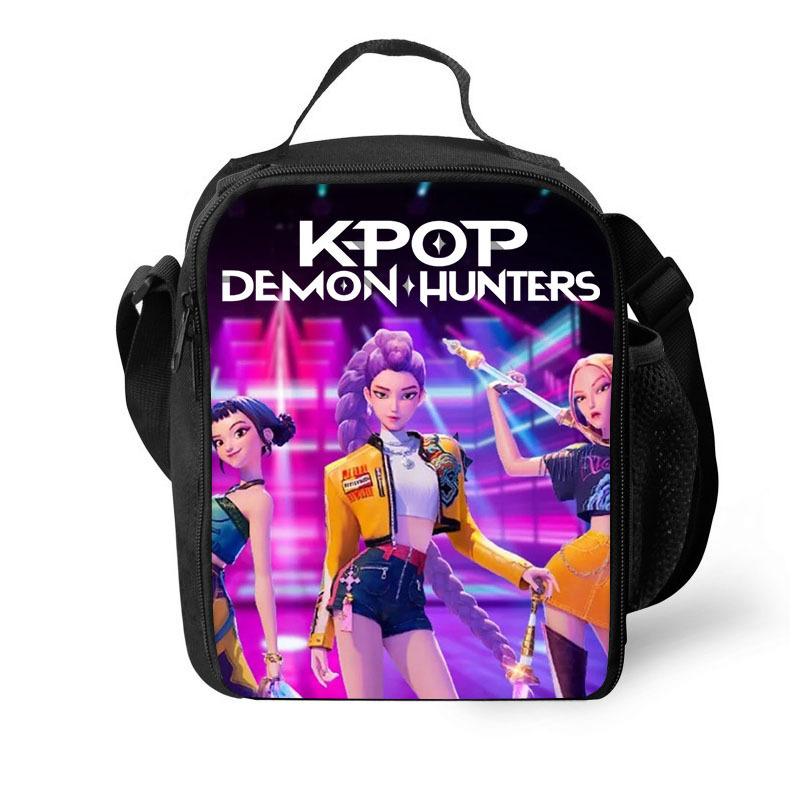 KPop Demon Hunters Lunchväska för Studenter och Barn - Isblock 6274