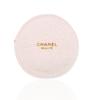 Beauty White Round Felt Makeup Bag Cosmetic Pouch