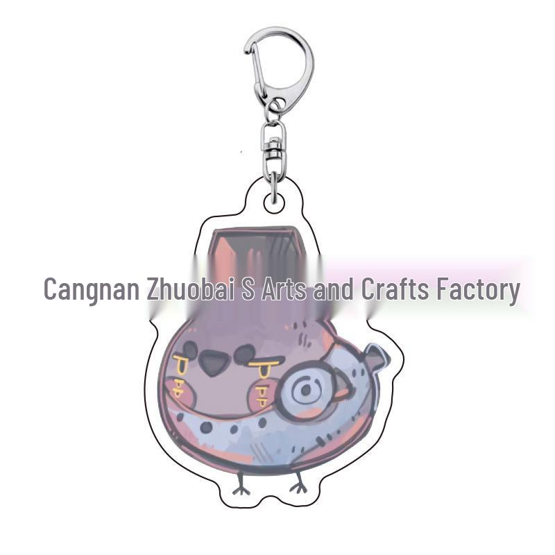 Kpop Demon Hunter Girl Group Keychain: Lumi, Zoe, Mira & Qin Yu Cute Acrylic Schoolbag Pendant