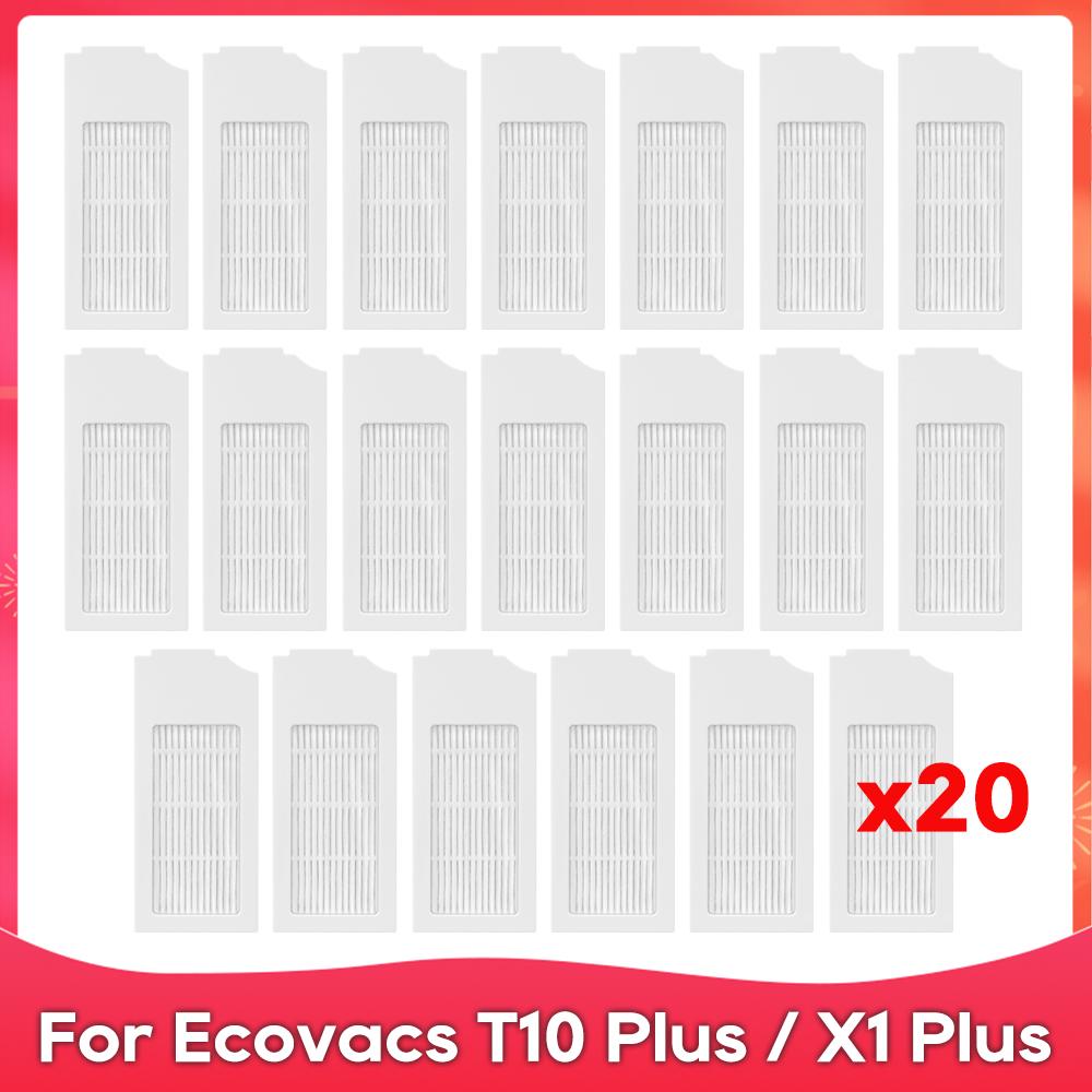 Fit For ( Ecovacs T10 Plus / X1 Plus ) Roller Side Brush Filter Dust Bag Mop Rag Robot Vacuum Cleaner Replacement Accessory Part