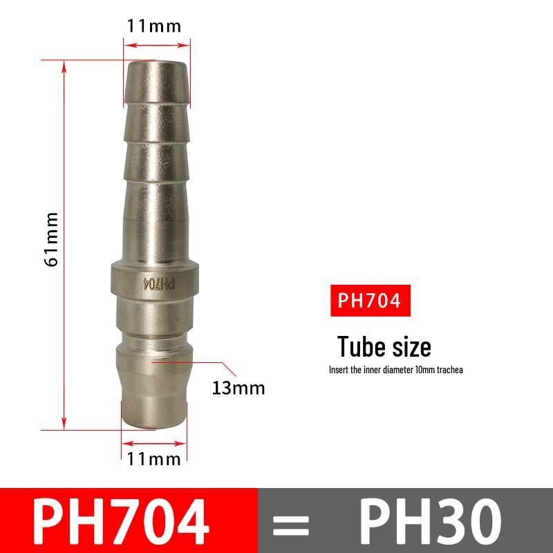 C-Type Pneumatic Quick Connector for Air Compressors and Oxygen Hoses