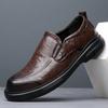 Men's leather shoes one-pedal men's shoes spring new soft-soled formal wear business breathable leather foot cover casual shoes men