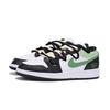 Jordan Air Jordan 1 Abrasion Resistant Low top Vintage Basketball Shoes Men's Black Green 553558-131(Team85-)