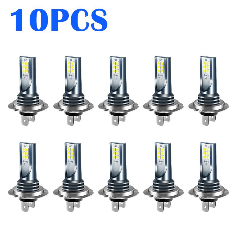 

H7 LED Headlight Bulb 12V 24V Car Fog Light Bulb IP67 Waterproof LED Fog Light Super Bright White 1000LM for Vehicle Accessories