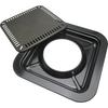 Wahei Freiz Yakiniku Plate, Taste Quest, Square, 32 X 32 Cm, with Water, for Gas Stove Only, MR-7386