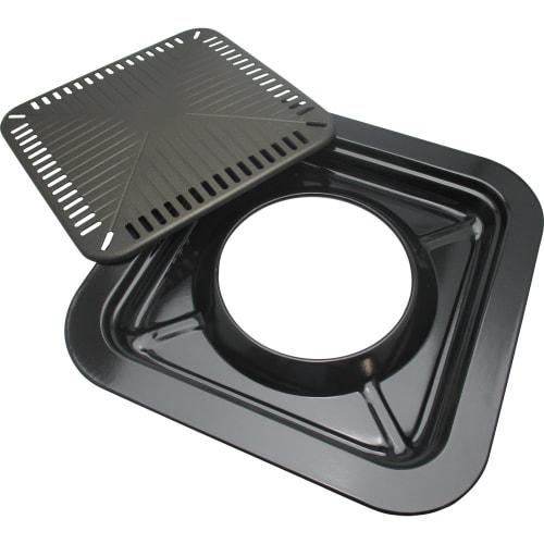 Wahei Freiz Yakiniku Plate, Taste Quest, Square, 32 X 32 Cm, with Water, for Gas Stove Only, MR-7386
