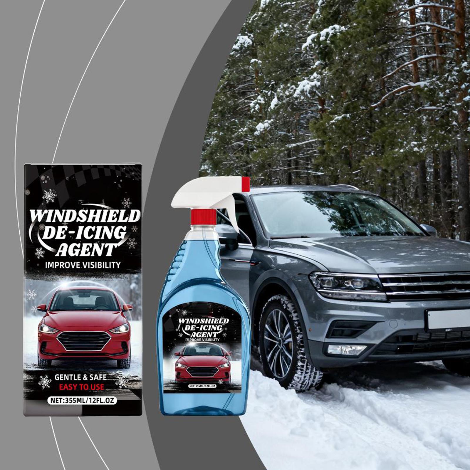 

Glass -icing Agent Car Glass Antifreeze -fog Clear Visibility Portable Cleaner 355ml One Size