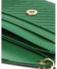 Daks Womens Accessories Green Logo Color Block Cowhide Card Wallet_Dcho5F162E2