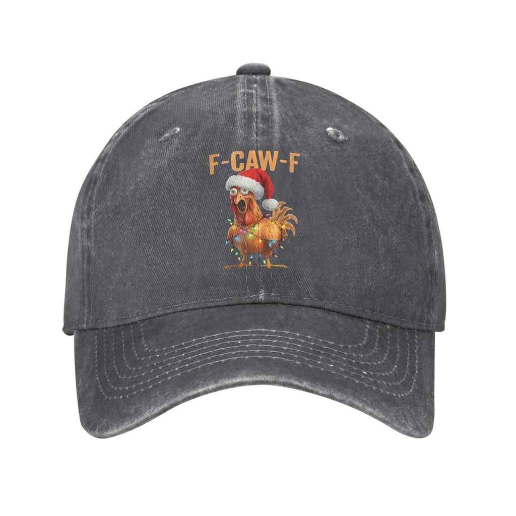 FCawFChicken Christmas Casual Baseball Cap  Outdoor Sports Trucker Hat Summer Wholesale Couple Women y2k Cool Baseball Caps
