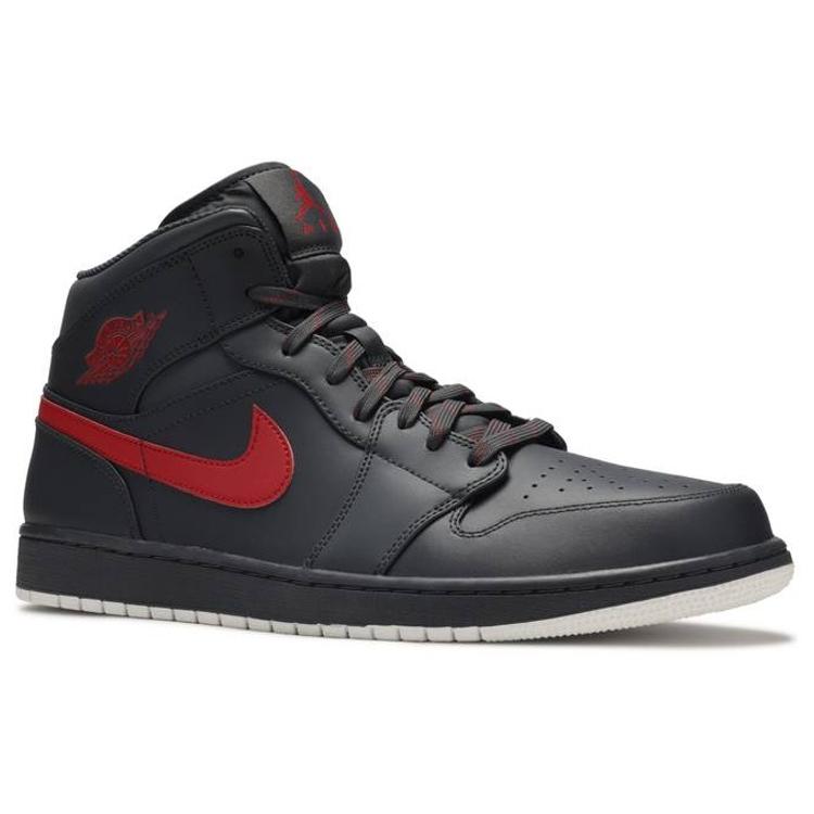 Jordan 1 Retro Mid Anthracite Gym Red 554724-045