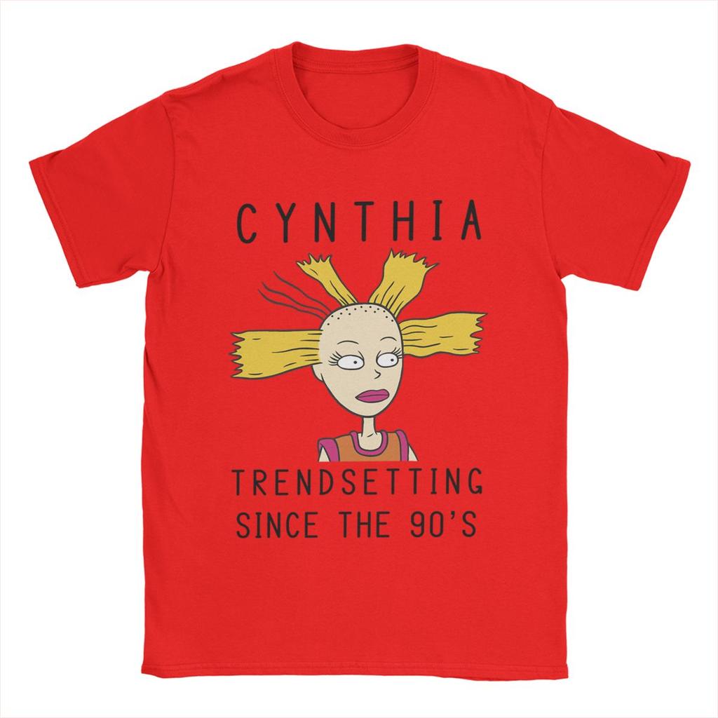 Trendsetter Cynthia Rugrat T Shirts Men's Pure Cotton Novelty T-Shirts Crewneck Tees Short Sleeve Clothing Birthday Present