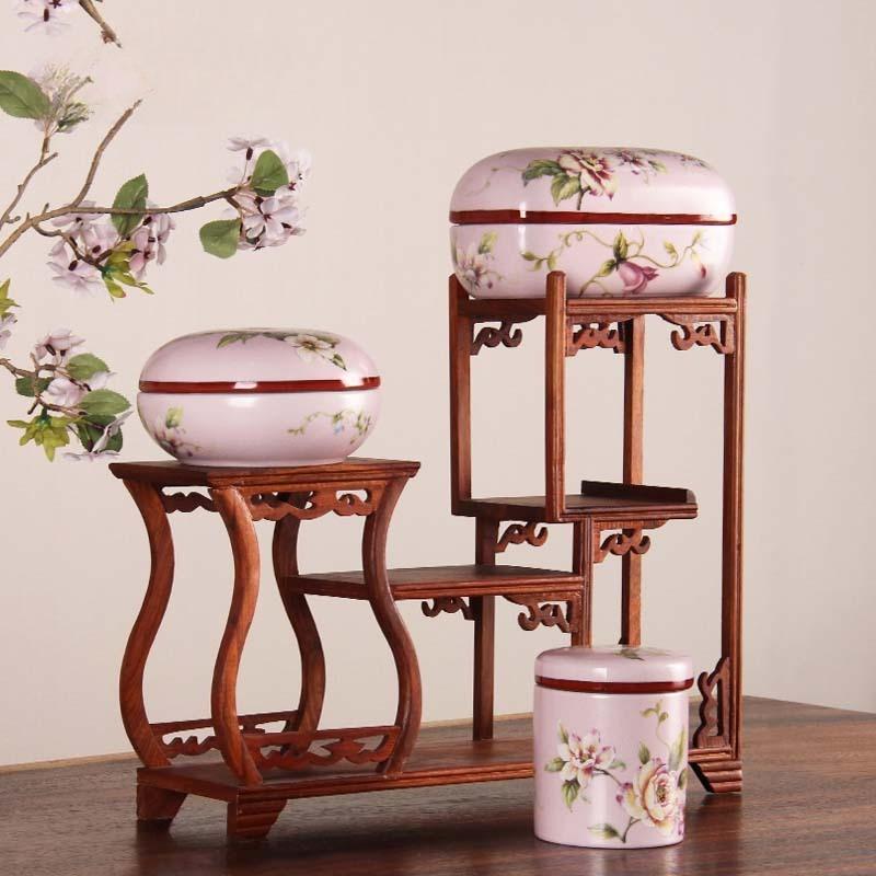 Retro pojemniki do przechowywania w stylu chińskim Pudełko na biżuterię Zbiornik do przechowywania Ręcznie robiony porcelanowy garnek Niebiesko-biały porcelanowy wazon Pojemnik