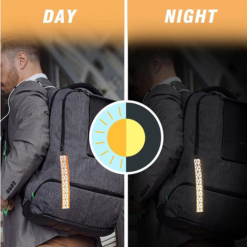 Reflective Effect Safety Reflector Pendant Lightweight Bright Colors Reflective Backpack Pendant Night-time Powerful