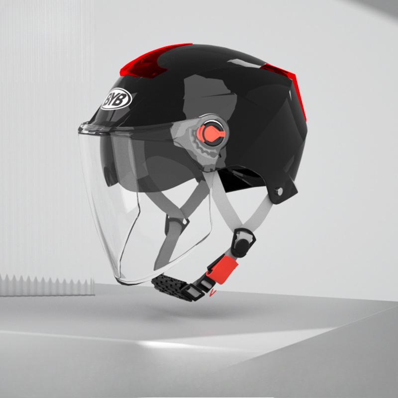 New National Standard 3C Certified Helmet Motorcycle Helmet Electric Vehicle Helmet Men and Women Universal Helmet Riding Helmet