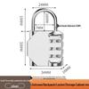 Waterproof Combination Padlock for Home, Outdoor, Suitcase, and Dormitory Lockers