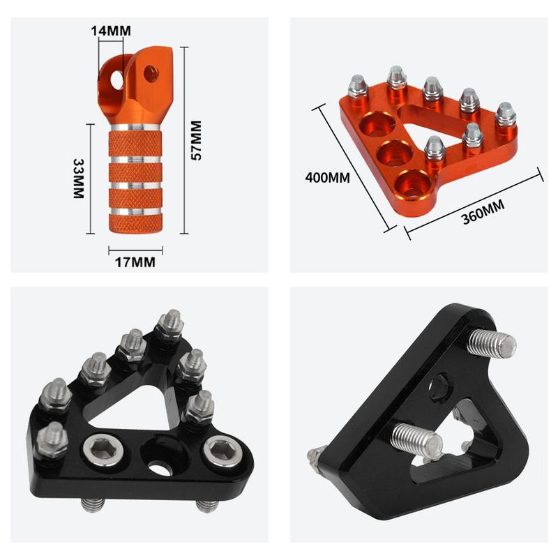 Motorcycle CNC Rear Brake Pedal Step Tips For KTM EXC EXCF SX SXF XC XCF XCW SMR LC4 125 150 200 250 300 350 400 450 500 530
