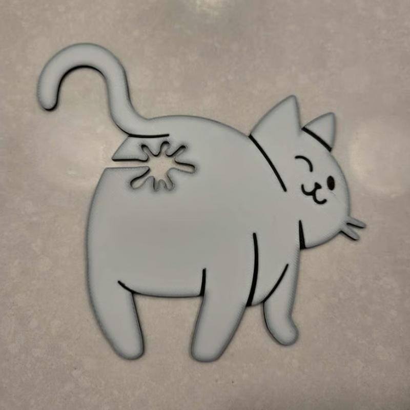 Funny Bread Clip 3D Printed Cat Butt Dining Kids Snack Bag Clips Funny Novelty Kitchen Gadget Home Decor Creative For Cat Lovers