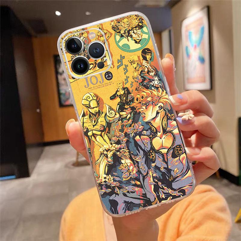 

Чехол для телефона JoJo s bizarre adventure Для iphone 17ProMax 17 Pro Air 16 15 14 13 Pro Max 16 15 14 13 Pro 15Plus iphone 16Pro