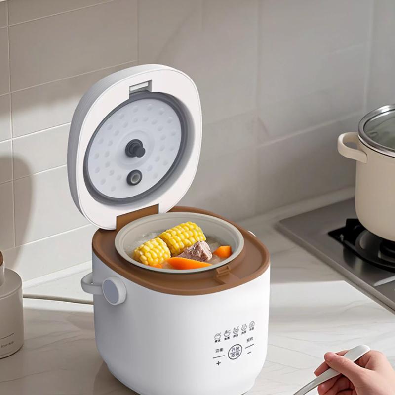 220V Mini Rice Cooker With 1 To 2 People Functions