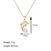 Japan and South Korea's new pearl shell starfish flower necklace women's fashion small fresh collarbone chain high-end student gift