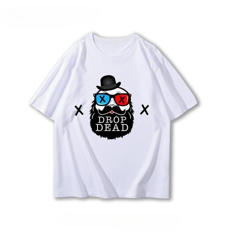 Drop Dead Band's Casual Short-sleeved T-shirt for Men Women Made of Pure Cotton Suitable for All Seasons and Versatile in Style.
