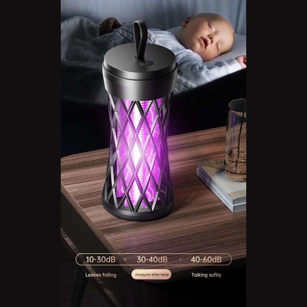 Electric Shock Mosquito Killer Lamp Outdoor Atmosphere Light Mosquito Repellent Safe Efficient Home Mosquito Zapper Household