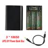 Wyjście DC 12V 3x Bateria 18650 UPS Power Bank DIY Box do Routera Telefonu Komórkowego Tabletu Modemu Kamery CCTV