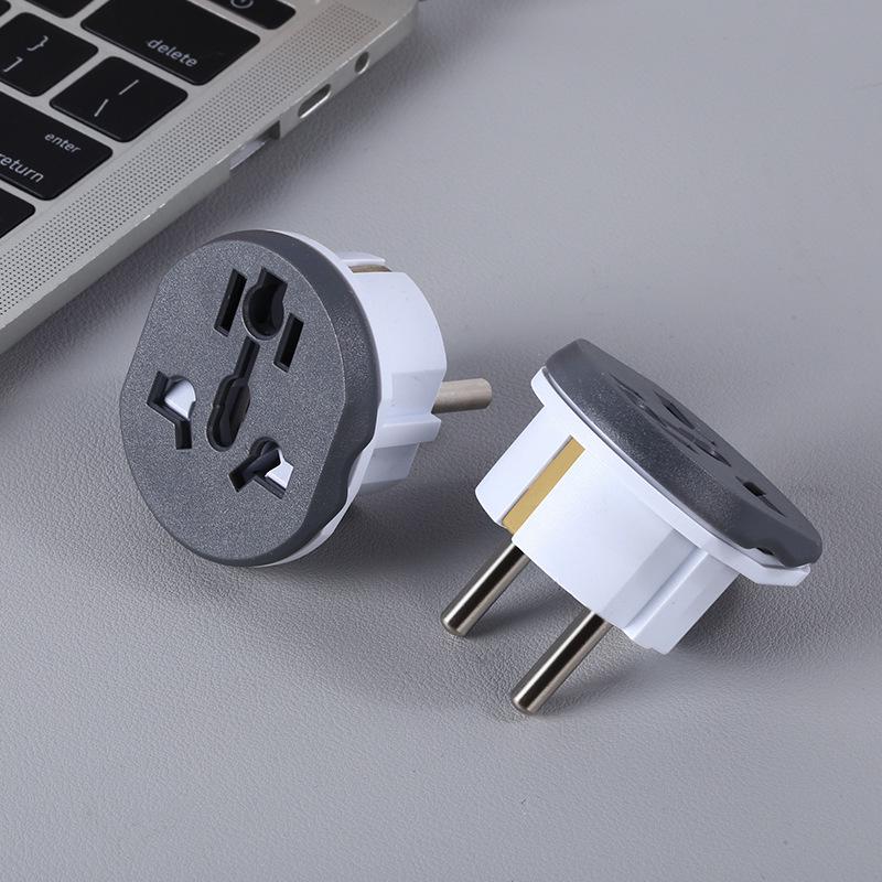 4.8MM German to European Plug Converter: 16A French Socket Adapter