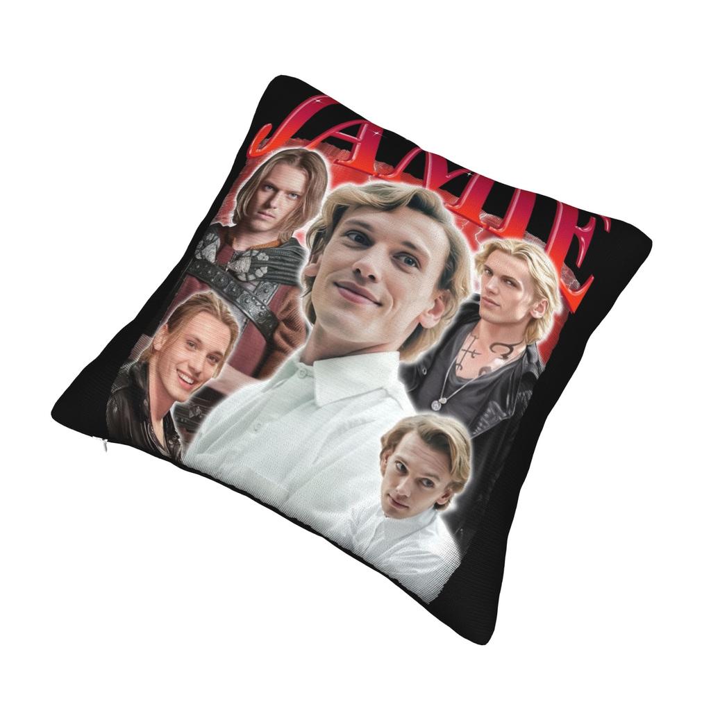 Vintage Jamie Campbell Pillowcase Soft Polyester Cushion Cover Decorative Throw Pillow Case Cover Home Zipper 18"