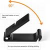 BetterJonny 6 Pcs Folding Coat Hooks, Heavy Duty Foldable Hooks Wall Mounted Aluminum Alloy Wall Hanger Hook for Hanging Coat, Bags, Hat, Backpacks,