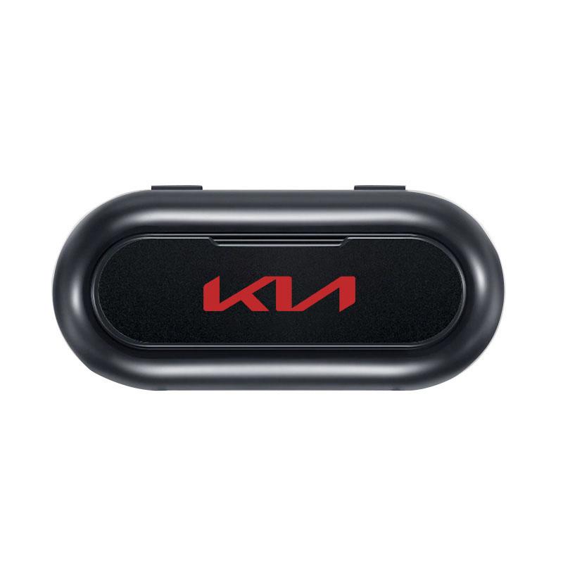 

1Pcs Car Sun Visor Glasses Storage Box Holder Organizer Car Goods For Kia Rio Ceed Sportage Cerato Soul Sorento K2 K5 k6 K7 K8 Flip KN чёрный