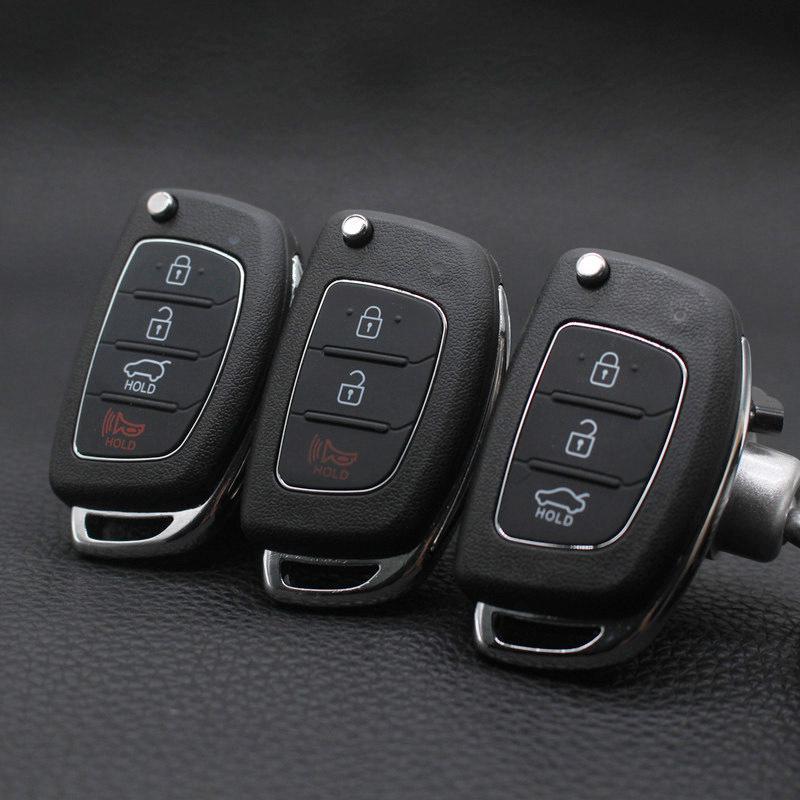 Modern Kia Key Shell for Tucson, New Santa Fe, Elantra, Langdong, IX25 - Remote Control Replacement