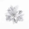 14cm Glitzer Künstliche Weihnachtsblumen Weihnachtsbaumschmuck Frohe Weihnachten Dekorationen für Zuhause Neujahrsgeschenk