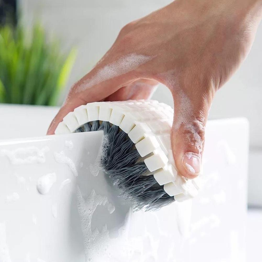 Creative Bendable Cleaning Brush Clothes Brush Bathtub Brush Kitchen Faucet Wall Brush Household Cleaning Tools