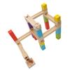 Wooden Marble Run Construction Learning STEM Toy Educational Interactive Marble Track Maze Game