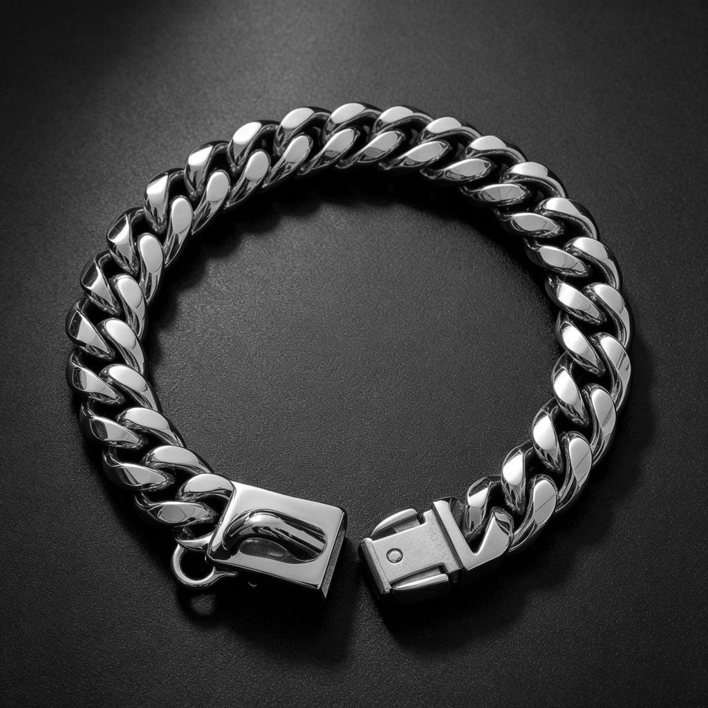 Bissfeste Hundeleine und Halsband aus Edelstahl für große und mittelgroße Hunde - Stabile Outdoor-Kette zum Spazierengehen