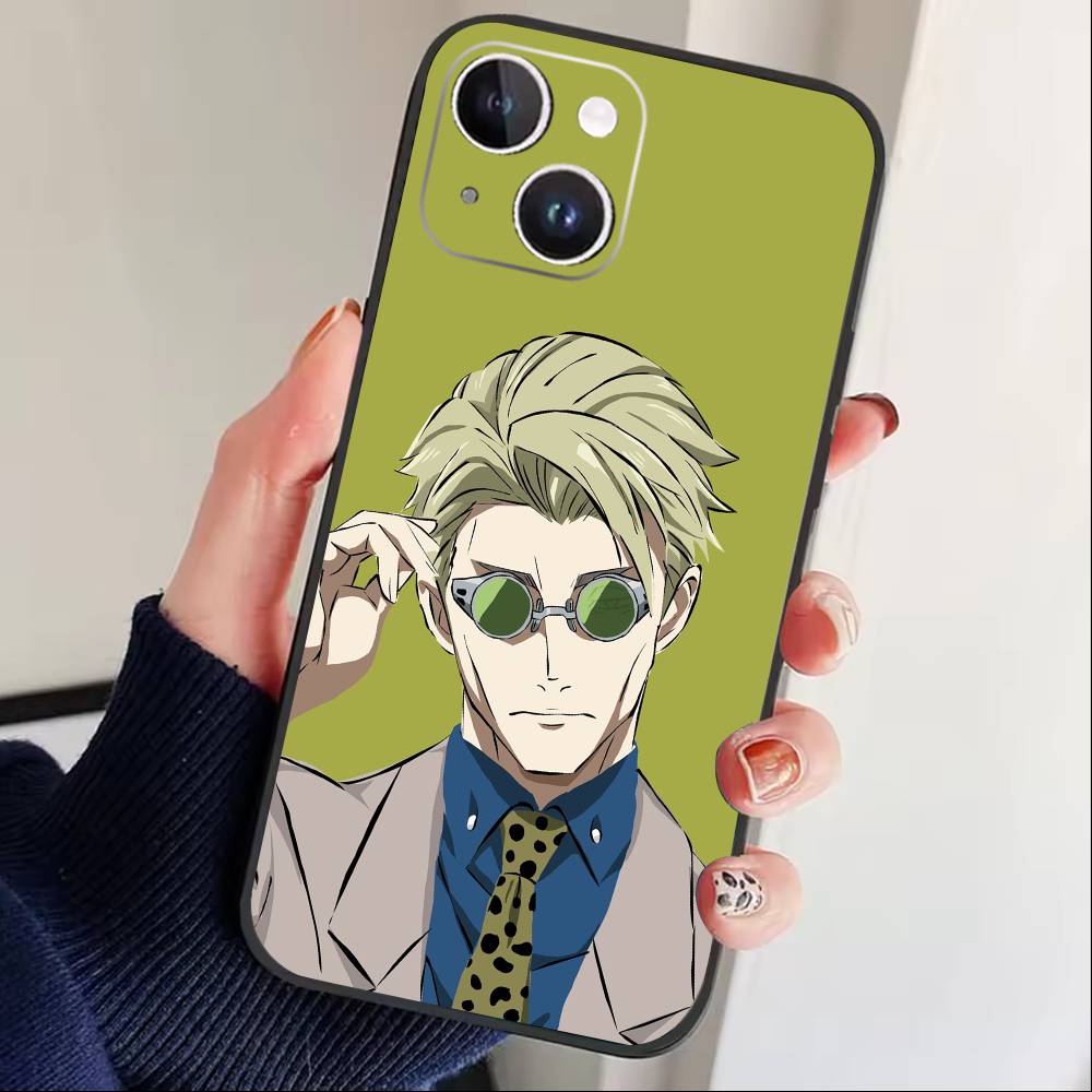 

Jujut-su I-Ichiji S-Kaisen Phone Case For iPhone 16,15,14,13,12,17,Pro Max,Plus Silicone Black Case iPhone12PROMAX