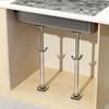 Support Pole Stainless Steel Undermount Sink Brackets Adjustable Telescopic Undermount Sink Support Kitchen Sink Bracket Kitchen