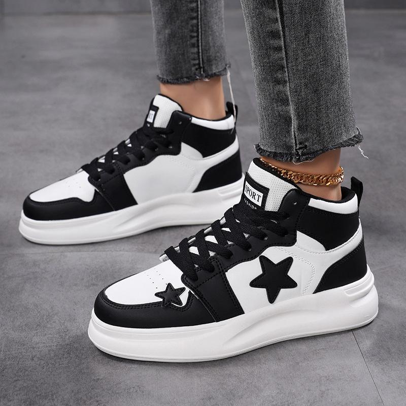 New breathable little white shoes couple shoes trendy versatile platform sports and leisure board