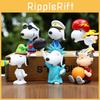 Snoopy Figuur Pvc Cartoon Karakter Model Set Voor Verzamelaars En Cadeaus