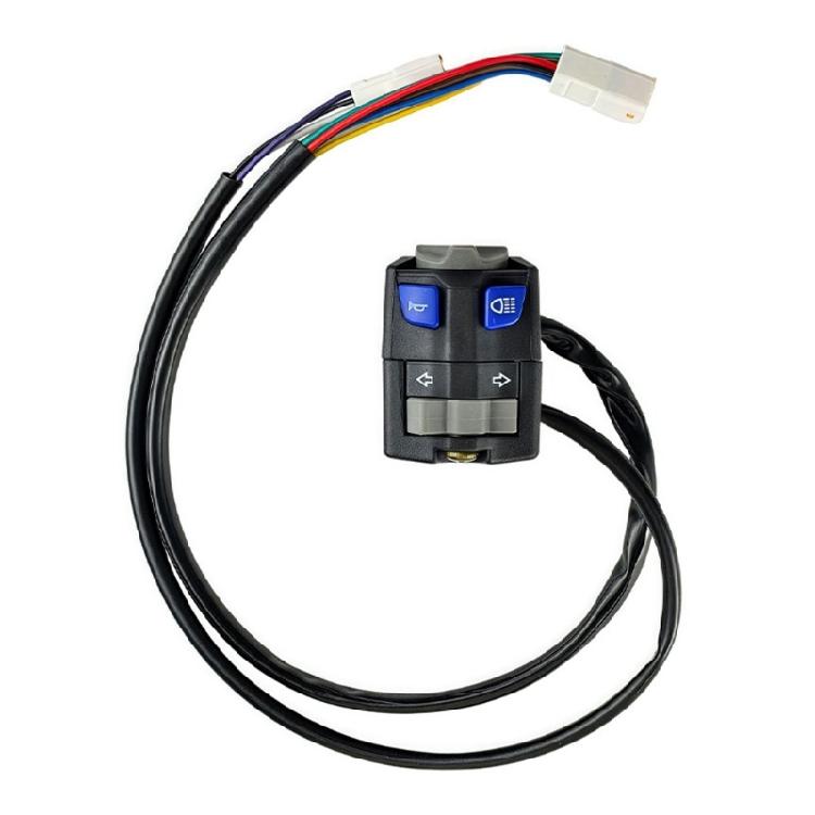 Lenkerschalter Schnelle Montage Motorrad Modifiziertes Zubehör Universelle Blinker Scheinwerfer Hupe Steuerschalter