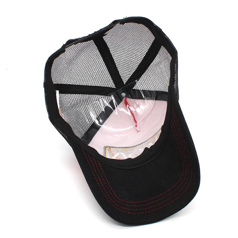 Nasa Embroidery Baseball Cap American Aviation Embroidery Cap Mesh Cap Personalized Embroidery Curved Brim Sun Hat