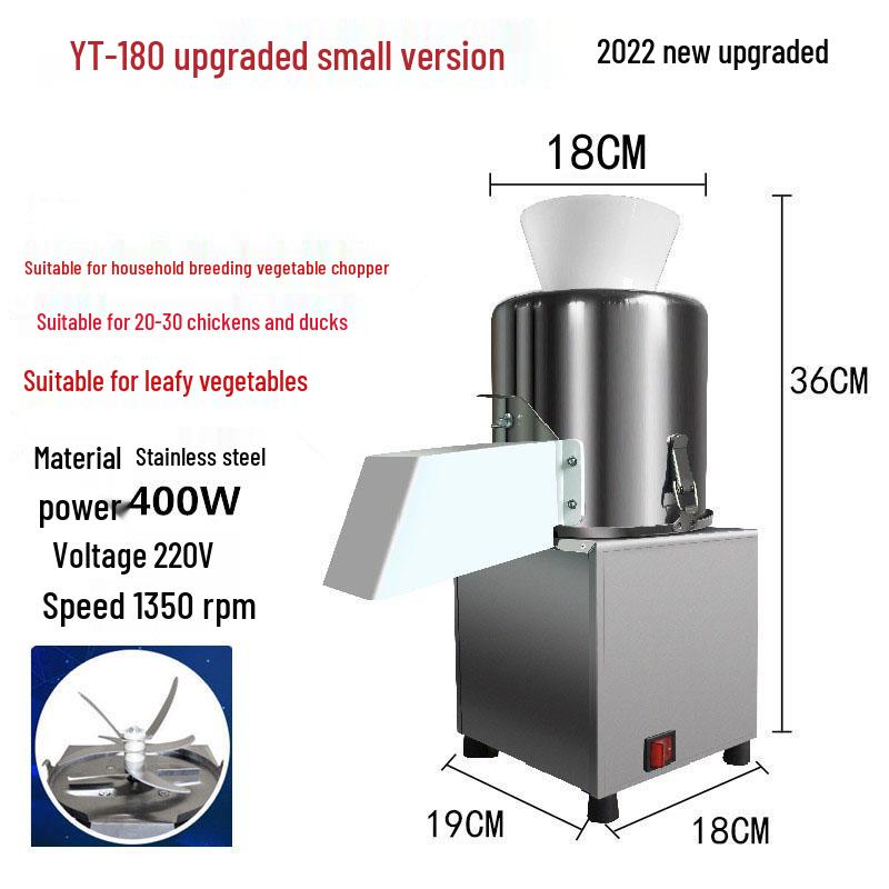 Commercial Electric Vegetable Chopper & Mincer for Chicken Feed and Granular Filling