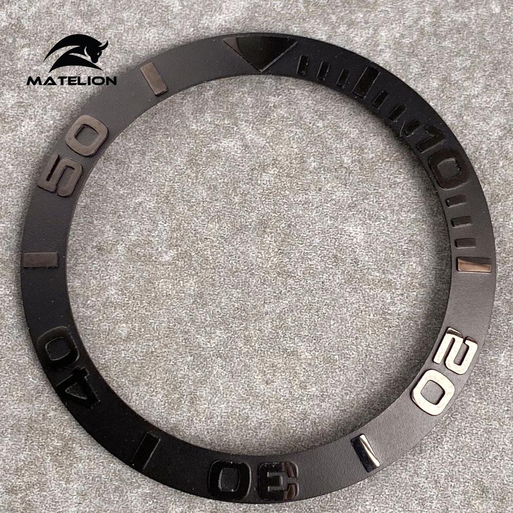 MATELION 38 мм керамический сплав часы безель вставка кольцо наклонная посадка 40 — фото 29