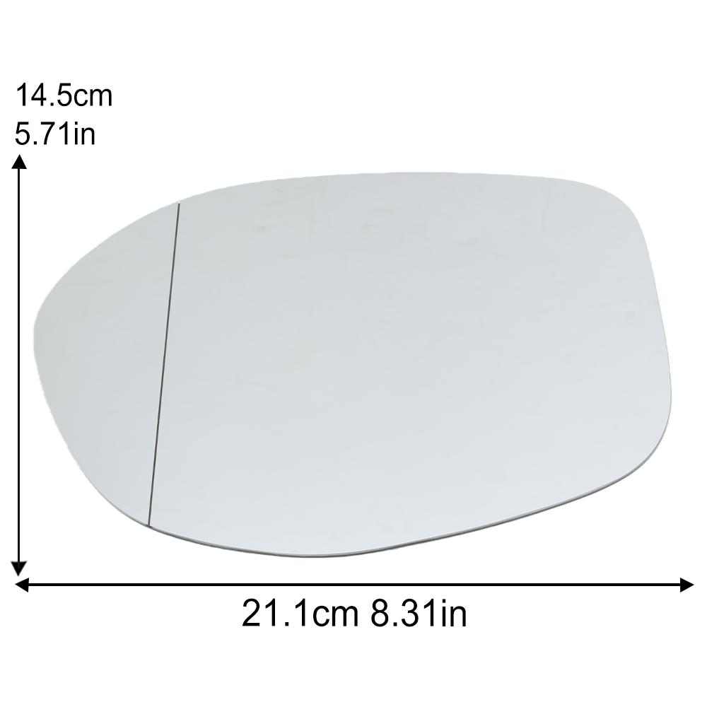Стеклянная линза зеркала заднего вида для Honda Odyssey 2014 2015 2016 2017 Версия для США Нагреваемая стеклянная линза бокового зеркала двери Автоаксессуары 1pc left