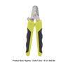 Pet Nail Clippers Double Round Holes Stainless Steel Blades Ergonomic Pet Claw Trimmer For Cats Dogs Kittens