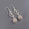 Ethiopian Opal Copper Gemstone 925 Sterling Silver Jewelry Handmade Earrings EE-17-40